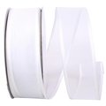 Reliant Ribbon 1.5 in. Charlize Sheer Satin Wired Edge Ribbon, White - 50 Yards 25771W-030-09K